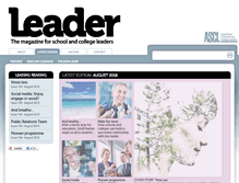 Tablet Screenshot of leadermagazine.co.uk
